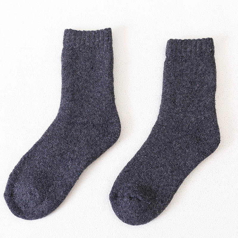 5PCS Dress Thick Winter Rabbit Wool Socks Thick Terry Socks Men Women Ankle Socks